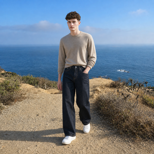 Jeans de Mezclilla Selvedge al por Mayor de Alta Calidad, Sin Lavado, Estilo Baggy, Personalizados para Hombre, Jeans de Mezclilla Selvedge Japonesa de Gran Gramaje - Product Image 1