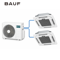 Climatiseur cassette BAUF 12000 BTU pour unité extérieure 1 à 3 de 24K BTU, climatisation intelligente multi-zones A+++ à inverter R32
