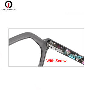 للبيع بالجملة الأكثر مبيعًا نظارات بصرية نسائية خفيفة الوزن للغاية بإطار سداسي أنيق - Product Image 3