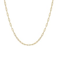 Collier unisexe en acier inoxydable plaqué or, chaîne à lames, 45 cm, personnalisable, simple, bricolage, usage quotidien, accessoires de bijoux