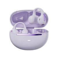Écouteurs TWS M-136 V5.4 à Clip Auriculaire Affichage Numérique Étanche IPX5 Contrôle Tactile Port Confortable Son HIFI Sportifs Non Intra-Auriculaires
