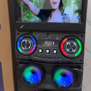 Loa karaoke màn hình cảm ứng IFeiGift kép 12 inch, đèn LED RGB, WiFi, loa Partybox DJ, điều khiển bằng giọng nói, nguồn điện DC 1419 - Product Image 4