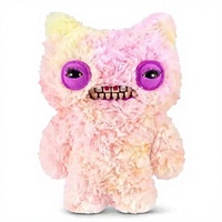 Peluche Monstre Personnalisée Brodé, Jouet en Peluche Fantôme Effrayant avec Yeux à Boutons, en Tissu Coton Anti-Stress