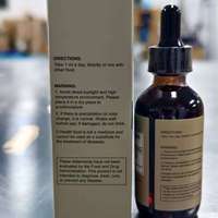 Gouttes liquides de drainage lymphatique à marque OEM, suppléments à base de plantes, échinacée pour la détoxification et le soutien lymphatique, emballage en bouteille