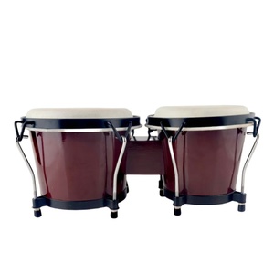 Bongó Pequeño de <span class=keywords><strong>Doble</strong></span> Capa con Sonido Ajustable, Instrumento Musical Orff para Niños, Instrumento de Percusión, Tambor de Mano - Product Image 1