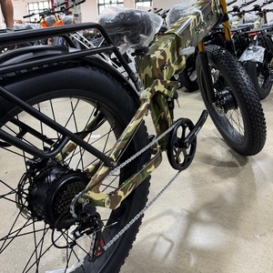 จักรยานพับได้ มอเตอร์คู่ MTB Burchda R5 Pro แบตเตอรี่ลิเธียม 48V30Ah 7 สปีด ล้อ 26 นิ้ว ยาง 4.0 นิ้ว อลูมิเนียม R5pro ระยะทางไกล - Product Image 2