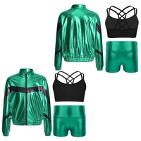 6-14 Enfants Formation Dancewear Ensemble Filles Moderne Stage Danse Performance Porter Enfant Hip Hop Danse Costumes