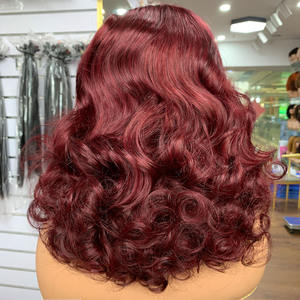 Pelucas Originales de Cabello Humano, Proveedor de Cabello Natural, Peluca con Cierre 5x5 de 14 Pulgadas, Ondas Oceánicas, Super Double Drawn - Product Image 3