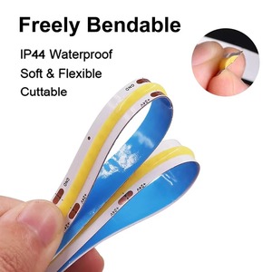 Striscia <span class=keywords><strong>LED</strong></span> COB 3000K 5V 320LED/m Ra80 Flessibile in PVC IP20 Alimentata via USB Dimmerabile per Giardini e Parchi a Tema - Product Image 3