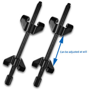 스틸 유니버설 블랙 자동차 수리 코일 스프링 압축 도구 자동차 스프링 압축기 쇼크 스프링 압축기 - Product Image 4