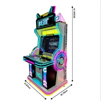 Console de jeu d'arcade rétro préprogrammée pour simulateurs de jeux à grande échelle, avec monnayeur, jeu d'arcade de combat à deux joueurs en position debout