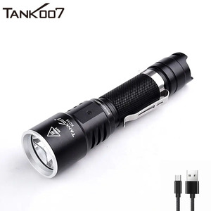 Tank007 KC15 High Power <strong>Torch</strong> Light Long Range Torchlight Brightest Flash Light Rechargeable Security Flashlight <strong>LED</strong> Linterna - Product Image 2
