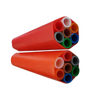 Conductos Flexibles Cuadrados de HDPE de Alta Resistencia y Alta Presión, Ecológicos, para Microcables, Conductos Subterráneos para Cable de Fibra Óptica