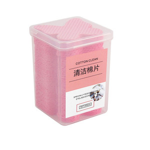 Toallitas Desmaquillantes de Algodón de Alta Calidad <span class=keywords><strong>para</strong></span> Extensiones de Pestañas, Impregnadas con Removedor de Adhesivo, <span class=keywords><strong>para</strong></span> Uso en Casa o Salón - Product Image 2