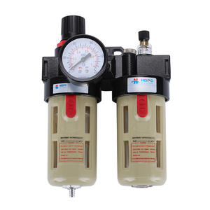 Separador Neumático de Aceite y Agua de Doble Unidad BFC4000, Filtro, Válvula Reguladora de Presión, Lubricador Doble para una Gestión Eficiente de Tuberías - Product Image 2