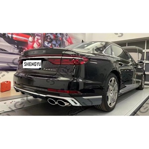 Kit de Rejilla Delantera para Automóvil ABS para <span class=keywords><strong>Audi</strong></span> A8 <span class=keywords><strong>2023</strong></span> a Modelo <span class=keywords><strong>S8</strong></span> Horch, Incluye Rejilla, Marcos para Faros Antiniebla, Difusor Trasero, Tubos de Escape, Mejora - Product Image 6