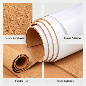 <span class=keywords><strong>Rouleau</strong></span> de liège auto-adhésif, épaisseur 1-5 mm, écologique, feuille naturelle avec support adhésif, taille personnalisée, vente en gros pour sol, mur, bricolage - Product Image 4