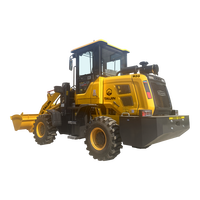 Mini-chargeuse sur pneus à benne basculante haute 3200 mm |   Chargeur frontal TAIJIN ZL920 de 1,5 tonne pour la manutention de matériaux en vrac, prix d'usine CE