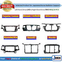 Pièces de carrosserie de pare-chocs de voiture Jmen pour RENAULT 5 9 19 21 barre de Support et de renfort de radiateur impact