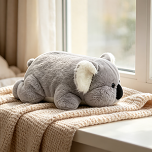 Peluche Koala Sdraiato Carino, Morbido Pupazzo Animale Imbottito per Regali Bambini, Decorazione Casa e Vendita al Dettaglio - Product Image 3