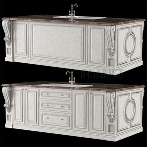 Puertas de armario eléctricas de cocina a medida de estilo europeo para armarios de cocina ahorradores de espacio armario de cocina de roble blanco <span class=keywords><strong>Eso</strong></span> - Product Image 2