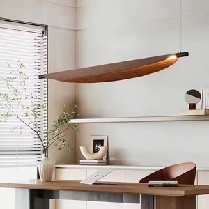 <span class=keywords><strong>Lustre</strong></span> suspendu moderne à LED, <span class=keywords><strong>long</strong></span>, pour salle à manger, cuisine, salon, lampe suspendue pour la maison, <span class=keywords><strong>lustre</strong></span> décoratif en <span class=keywords><strong>bois</strong></span> - Product Image 4