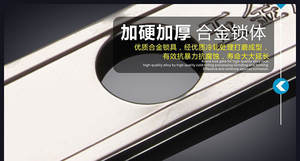 กุญแจล็อคเฟอร์นิเจอร์เหล็กดีไซน์ทันสมัย ป้องกันการโจรกรรม สำหรับห้องนอนและโรงเรียน ใช้งานได้หลากหลาย พร้อมระบบปลดล็อคที่ราบรื่น - Product Image 5