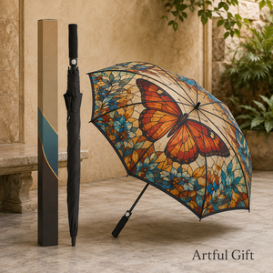 Paraguas de golf automático de lujo con logotipo personalizado, resistente al viento, con varillas reforzadas y tela de pongee 190T, ideal para eventos de golf. - Product Image 3