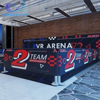 Simulador de Realidad Virtual de Espacio Grande con Desplazamiento Libre para 4/6/8/10 Personas Juego Multijugador de Disparos con Pistola Arena de Arcade VR