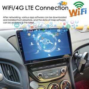 Android 13 Wireless CarPlay AI Voice for Hyundai Genesis Coupe 2013 2014 Car Radio Multimedia Video <b>Player</b> Stereo GPS Head Unit - Product Image 2