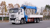 Camion grue télescopique 16T ISUZU 6x4, grue mobile montée sur camion