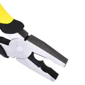 Flat Jaw <b>Pliers</b> 8 Inch Chrome Vanadium Steel Industrial Wire Cutters Smooth Jaw Forged Polished Tool <b>Set</b> - Product Image 2