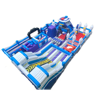 Le plus grand parc d'amusement gonflable géant d'Amérique Bounce House & Bouncy Playground une aventure de parc à thème palpitante