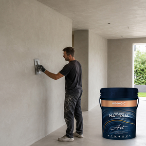 Microciment acrylique à haute adhérence pour murs, sols et plafonds intérieurs, imperméable, sans joint, écologique, décoratif, prix d'usine - Product Image 1