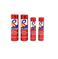 Pile AA (R6) au zinc-carbone non rechargeable 1,5 V à 3 cercles pour appareils ménagers, jouets, électronique grand public et outils électriques