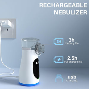 Nebulizador ultrasónico portátil certificado CE, inhalador con pantalla Digital compacta, atomizador, batería incorporada, certificado SGS para el hogar - Product Image 6