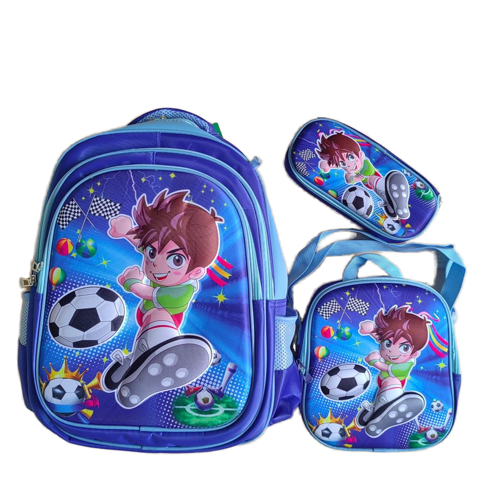 New Products Cartoon My Melody Kids School Backpack 3d Three Piece Children's Backpack,Lunch Bag,Pencil Case
