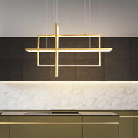 Lustre noir de luxe moderne minimaliste de Style nordique JACKSUN pour salon salle à manger lampes suspendues pour salon salle à manger
