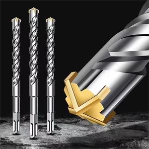 Ensemble de forets pour marteau perforateur SDS Plus, pointe en carbure YG8, double/simple rainure, acier 40Chrome de haute qualité, tarière pour forage de puits d'eau - Product Image 1