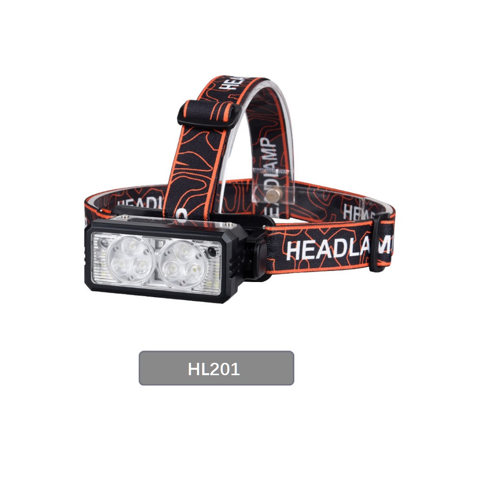 LHKNL Headlap Flashlight, 1200 Luen Ultra-Light Bright LED Rechargeable Headlight With White