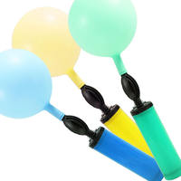 Gonfleur manuel léger pour ballons de mariage et fêtes d'anniversaire, pompe à ballons portative