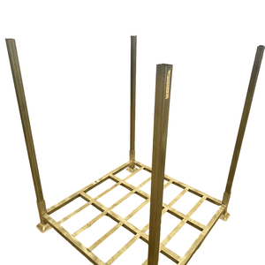 משטחי פלדה כבדים ועמידים למכירה חמה, מדפים ניתנים לערום, משטחי פלדה בהתאמה אישית להובלה בשרשרת קירור - Product Image 6