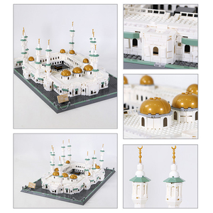Maqueta Arquitectónica <span class=keywords><strong>de</strong></span> <span class=keywords><strong>la</strong></span> Gran <span class=keywords><strong>Mezquita</strong></span> <span class=keywords><strong>de</strong></span> <span class=keywords><strong>la</strong></span> <span class=keywords><strong>Meca</strong></span>, Arabia Saudita, Bloques <span class=keywords><strong>de</strong></span> Construcción <span class=keywords><strong>de</strong></span> Partículas Pequeñas, Juguete <span class=keywords><strong>de</strong></span> Plástico ABS, Regalo - Product Image 3