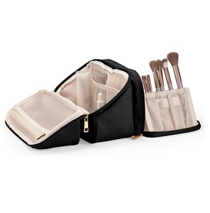 Waterproof <b>Brush</b> <b>Holders</b> Large Capacity Cosmetic Organizer Travel <b>Makeup</b> Bag for Women - Product Image 1