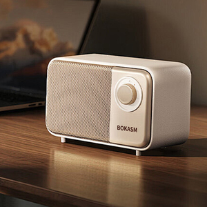 BOKASM Bluetooth <b>Speaker</b> 2.0 Channel Wireless Portable Desktop Audio System for Computer Use - Product Image 1