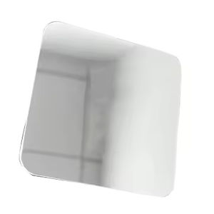 Juego de posavasos cuadrado de plástico plateado promocional de 4 piezas al por mayor soporte de mesa de estilo chino tradicional 4 piezas de cristal - Product Image 3