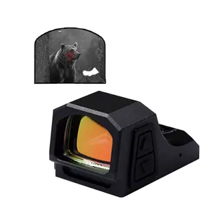 Ulink MD23 Mini Red Dot Sight disesuaikan sumber cahaya LED tiga titik bidik berburu cakupan titik merah