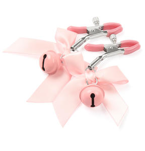 Pince à mamelon à nœud réglable Sexy petite cloche adulte fétiche flirtant jouets sexuels pour Couples <span class=keywords><strong>femme</strong></span> sein Bdsm jouets - Product Image 5