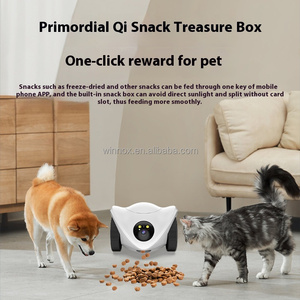2025 Hot Bán 4G 2-Cách Ứng Dụng Âm Thanh AI Pet Giám Sát Robot Pin-Powered Laser Pet Teasing Mèo Con Chó Điều Trị Máy Ảnh Dispenser Trung Chuyển - Product Image 3