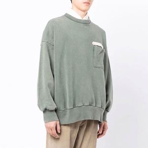 Custom Mens <b>Sweatshirt</b> With Pocket Vintage Heavyweight Oversize <b>Plain</b> <b>Sweatshirt</b> 2025 - Product Image 5